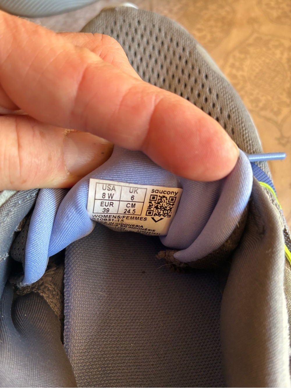 Saucony RIDE 16 WIDE Size 8 - Picture 9 of 11